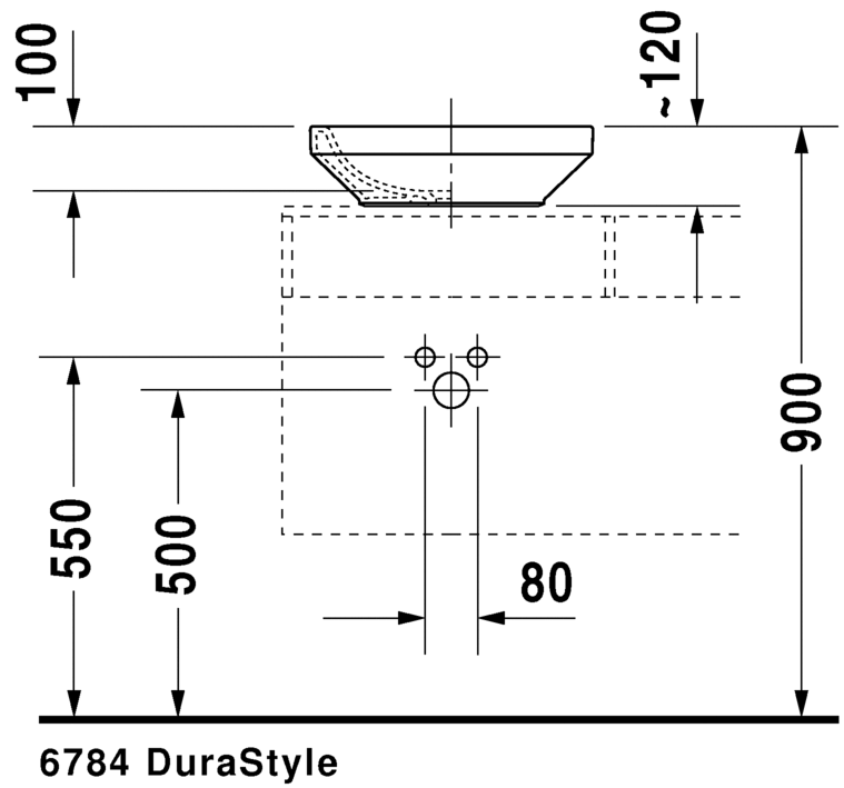 Раковина Duravit DuraStyle 43х43 034943 ФОТО