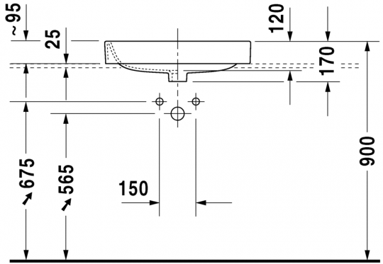 Раковина Duravit Happy D.2 65х46 231560 ФОТО