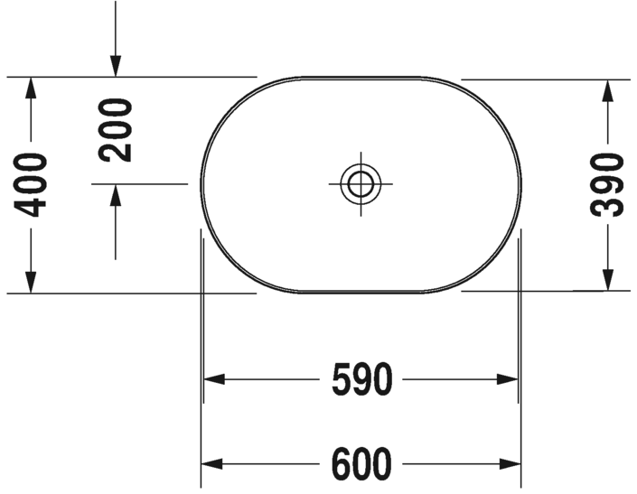 Раковина Duravit Luv шлифованная 60х40 037960 ФОТО