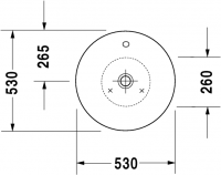 Раковина Duravit Starck 1 53х53 040853 схема 1