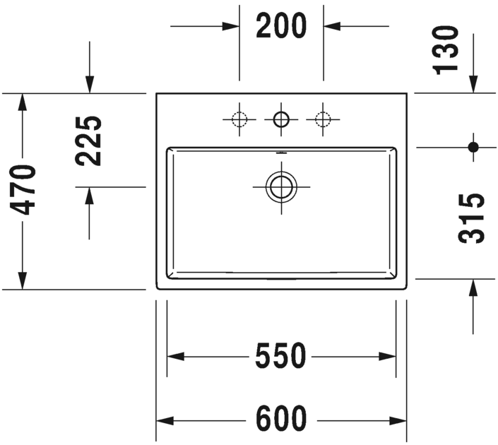 Раковина Duravit Vero Air 60х47 235060 ФОТО