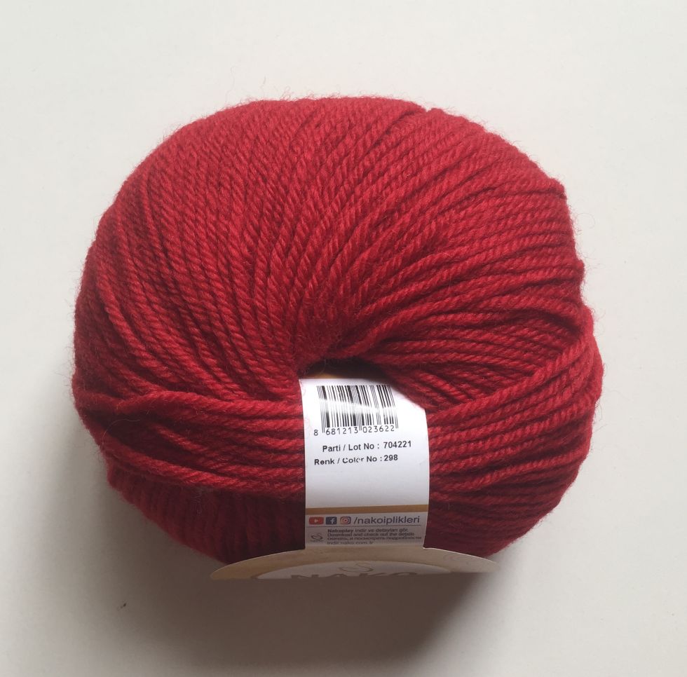 Merino Blend DK (Nako) 298-красный перец