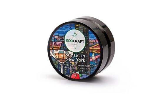 Ecocraft - Крем для рук с витаминами и АНА-кислотами "Sunset in New York"  Закат в Нью-Йорке 60 мл