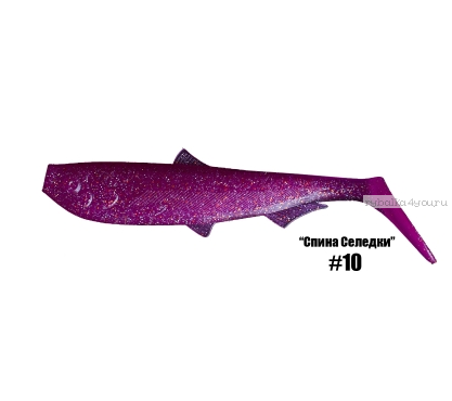 Мягкая прманка Kudinov Fishing Sport Plus 4'' 100мм / цвет: #010 /упаковка 4 шт