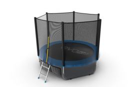 Батут EVO jump 8 ft External (Blue) + Lower net