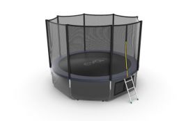 Батут EVO jump 12 ft External (Blue) + Lower net