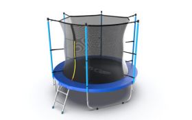 Батут EVO jump Internal 8ft (Blue) (244см) внутренняя сетка и лестница