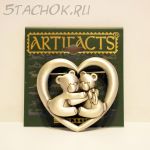 Брошь "Влюбленные мишки" (JJ США)