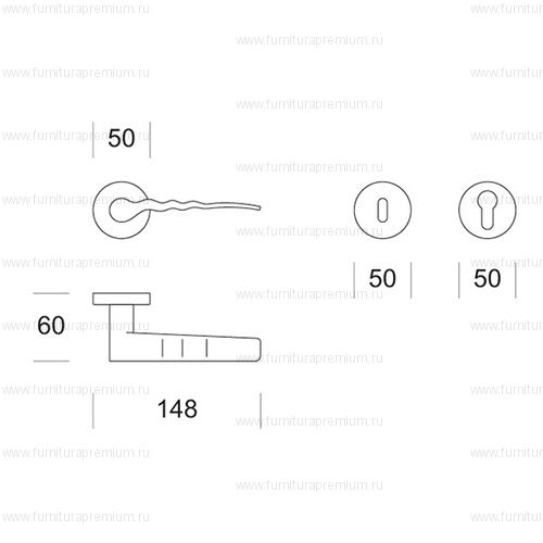Ручка Salice Paolo Flow 6195