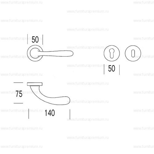 Ручка Salice Paolo Ilex 6005