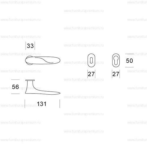 Ручка Salice Paolo Life C3 6160