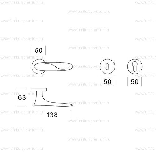 Ручка Salice Paolo Life  6160