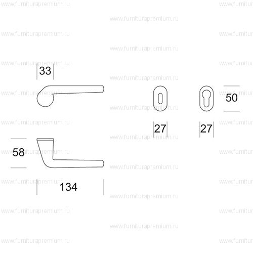 Ручка Salice Paolo Lift C3 6185