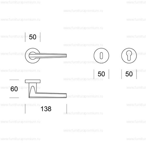 Ручка Salice Paolo Pilot 6215