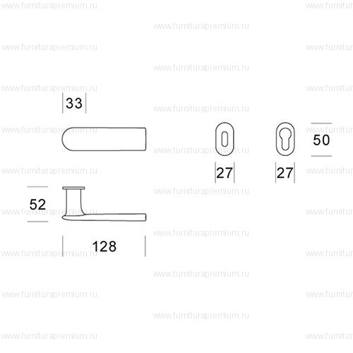 Ручка Salice Paolo Reflex C3 6155