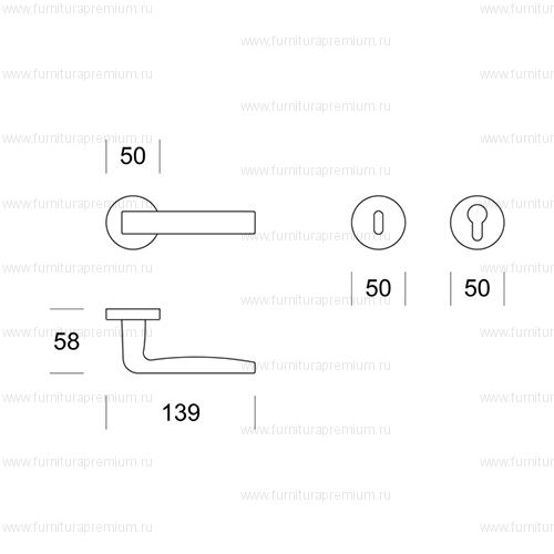 Ручка Salice Paolo Velvet 6210