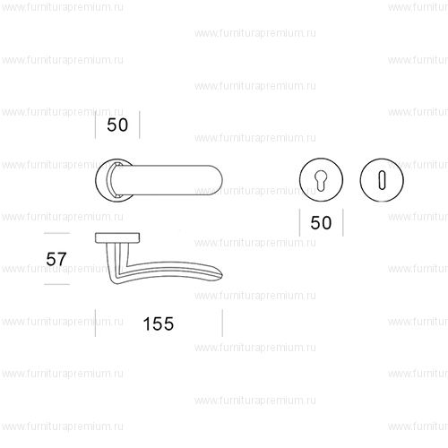 Ручка Salice Paolo Wave 6130