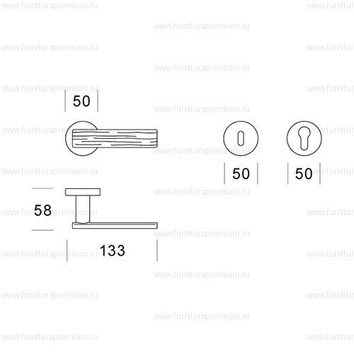 Ручка Salice Paolo Wood 6165