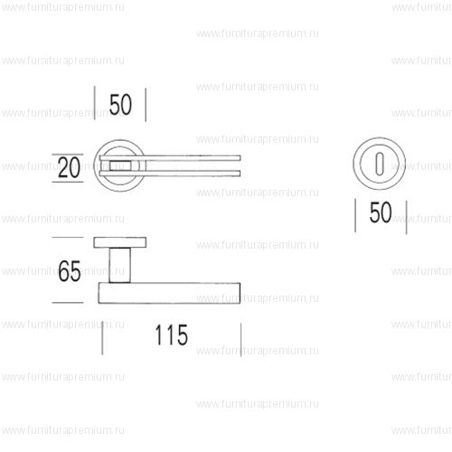 Ручка Salice Paolo Zen 6025