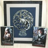 Схема для вышивки крестом "Fire and Blood". Отшив.