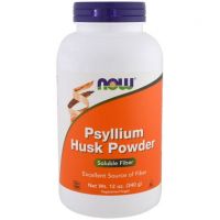 Now Foods, Порошок из оболочек семян подорожника (Псиллиум), 12 унций (340 г)