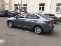 Аренда авто Hyundai Solaris 2018 г. серого цвета в Москве