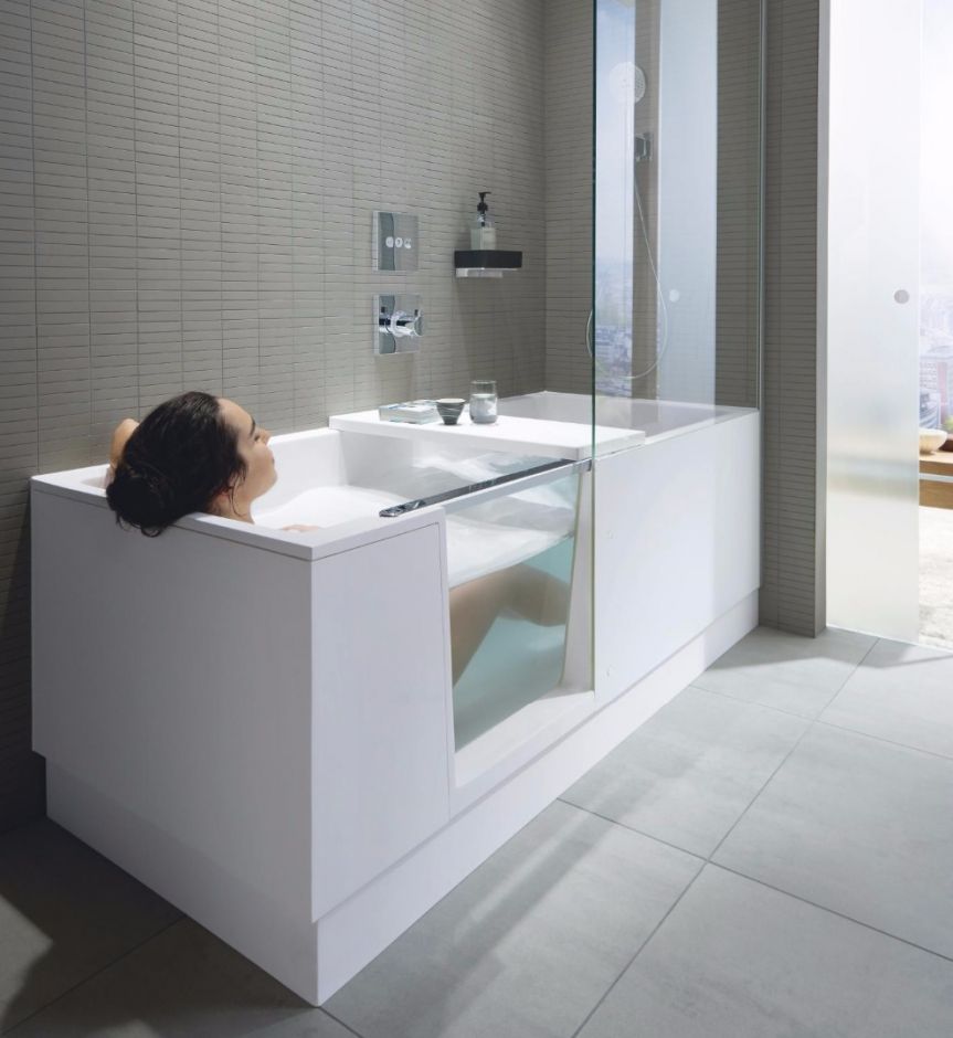 Комбинированная ванна Duravit Shower + Bath с дверью 170x75 700403000000000 ФОТО