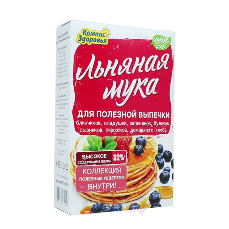 Льняная мука для полезной выпечки