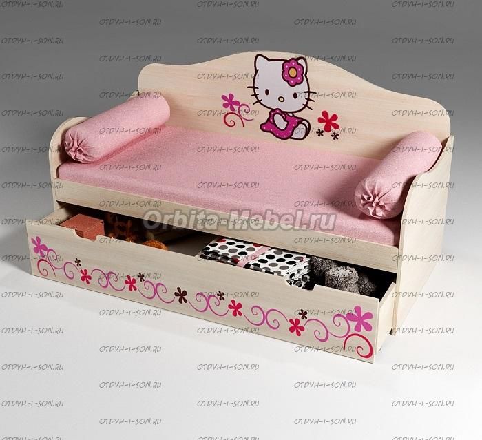 Кровать для девочек Китик, арт. 40002 (70х160)
