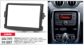 Carav 11-297 (2-DIN LADA X-RAY 16+, RENAULT Duster 10+, Sandero 12+)