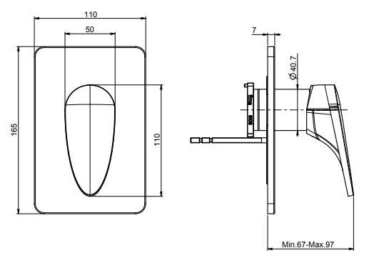 Fima carlo frattini Eclipse смеситель для ванны/душа F3919X1 схема 1