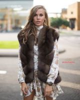 Жилет из соболя купить Москва