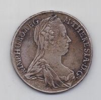 1 талер 1780 года AUNC Гюнцбург Австрия