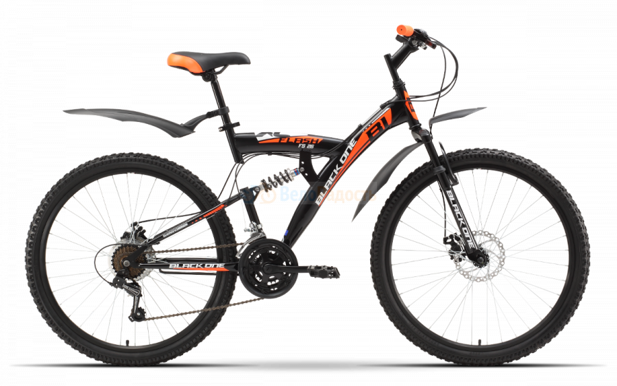 Велосипед двухподвес Black One Flash FS 26 D (2019)