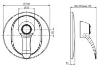 Fima carlo frattini Lamp/Bell смеситель для ванны/душа F3309/1 схема 1