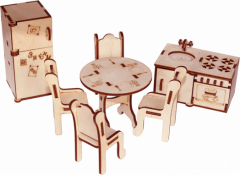 Кухня кукольный домик