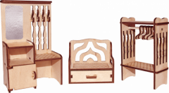 Прихожая кукольный домик