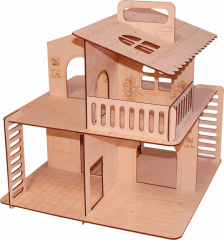 Дачный кукольный домик