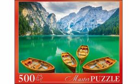 Masterpuzzle. ПАЗЛЫ 500 элементов. ДОЛОМИТЫ. ОЗЕРО БРАЙЕС-1 (арт. ГИМП500-6165)