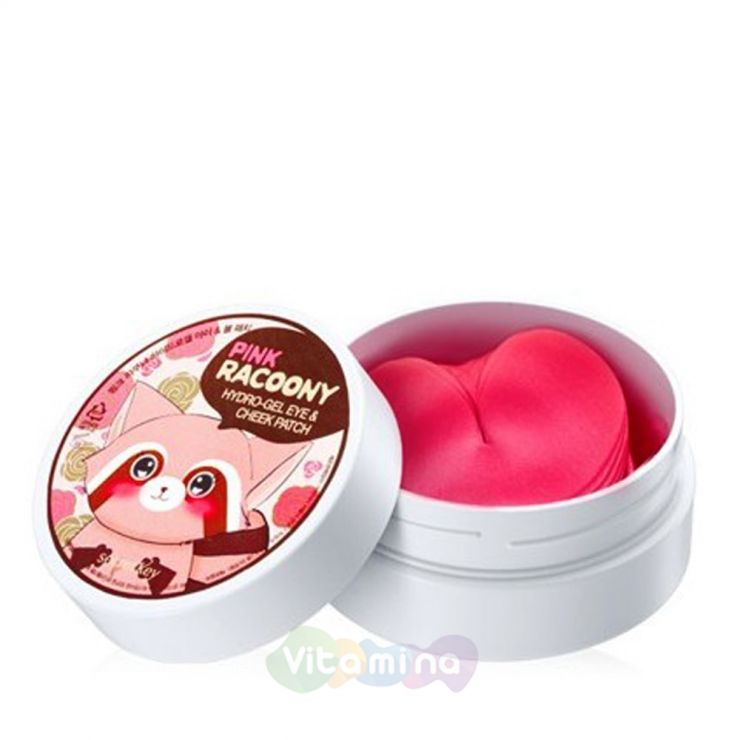 Secret Key Гидрогелевые патчи для глаз и щек Pink Racoony Hydro-Gel Eye & Cheek Patch