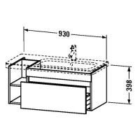 Тумба под раковину Duravit DuraStyle DS 6396 93x44,8 схема 1