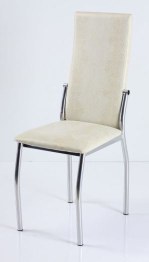 Кухонный стул "B-610" (Нубук/Хромированный металл)