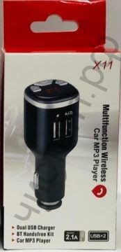 FM модулятор MP3 X-11 Bluetooth, пульт