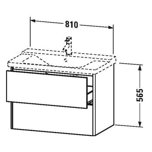 Тумба под раковину Duravit XSquare XS4181 81x47,3 ФОТО