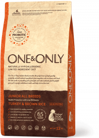O&O Junior Turkey&Rice 12 кг (индейка с бурым рисом для юниоров)