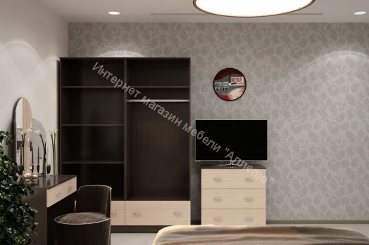 Шкаф "Ронда ШК-4" с зеркалом