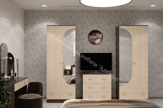 Шкаф "Ронда ШК-4" с зеркалом