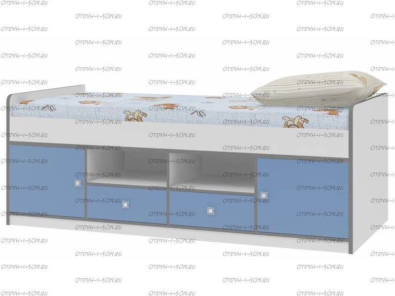 Кровать Дельта-19.01 Сильвер (90Х200)