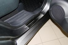 Накладки на пороги стальные, Alufrost, для Т32