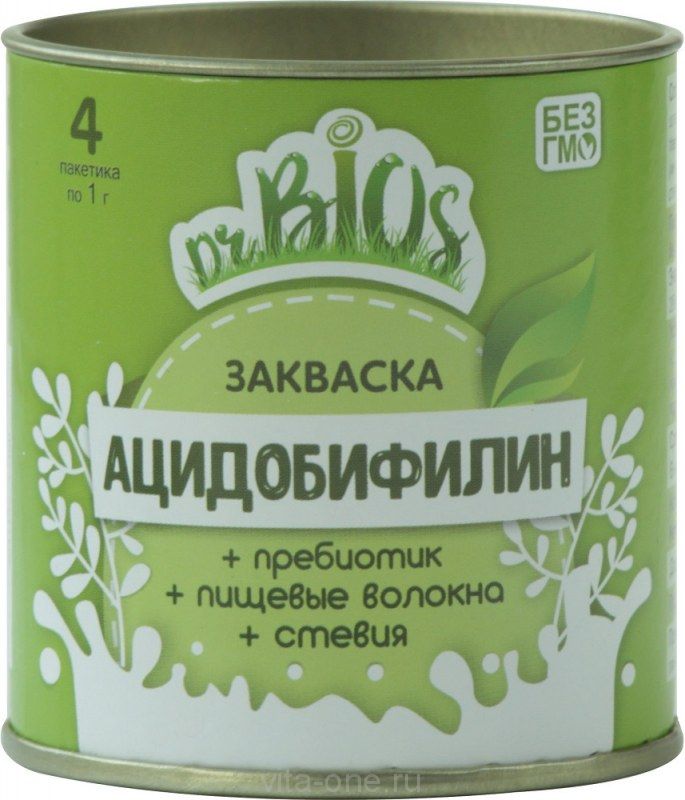 Закваска Ацидобифилин Dr.BIOS (Доктор Биос) 4 г